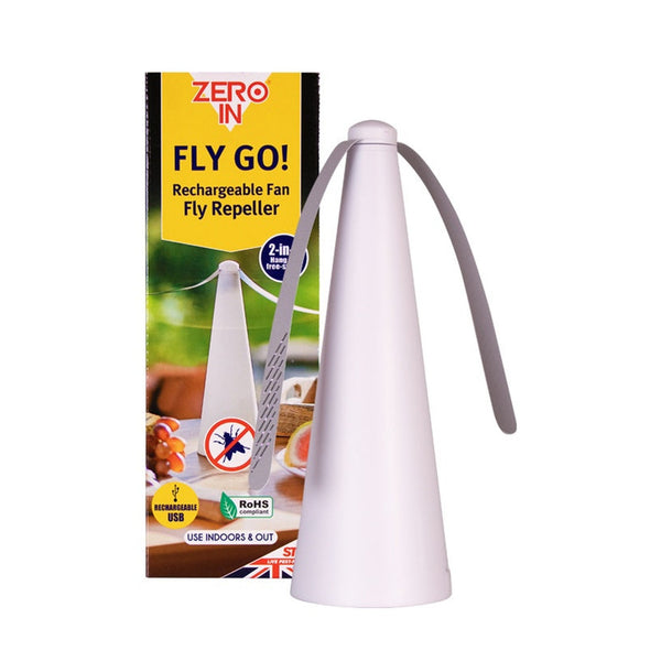 Zero In Fly Go Repeller USB rechargeable fan