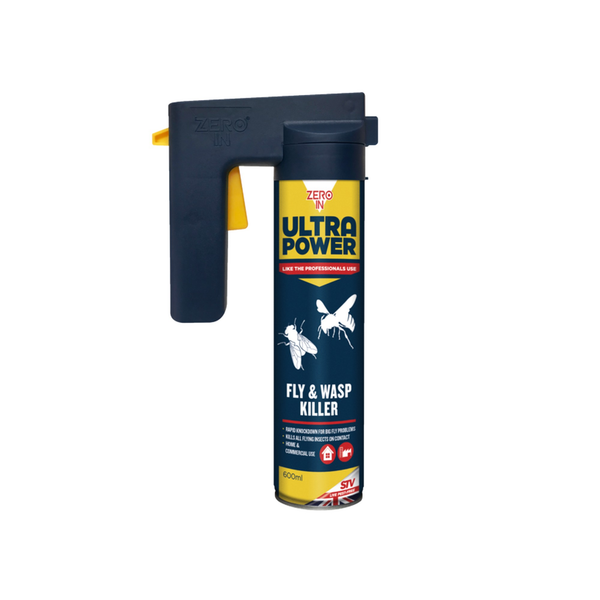 Zero In Ultra Power Fly and Wasp Killer 600ml trigger bottle