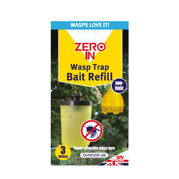 Zero In Wasp Trap Bait Refill, 3 packs