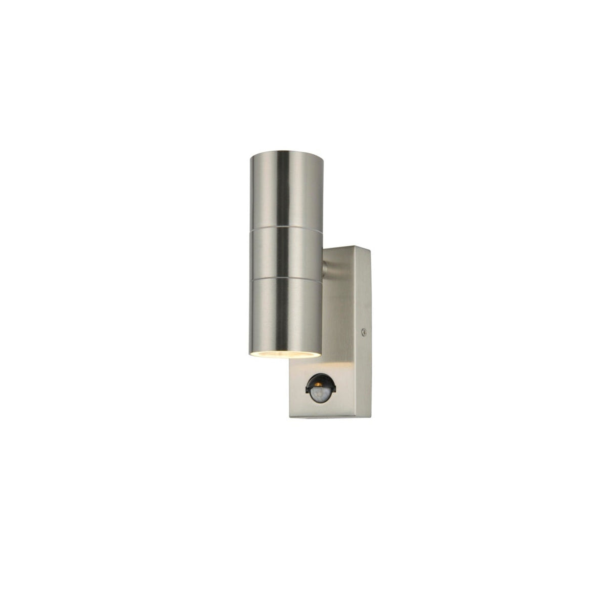 Zink stainless steel up and down outdoor wall light with PIR
