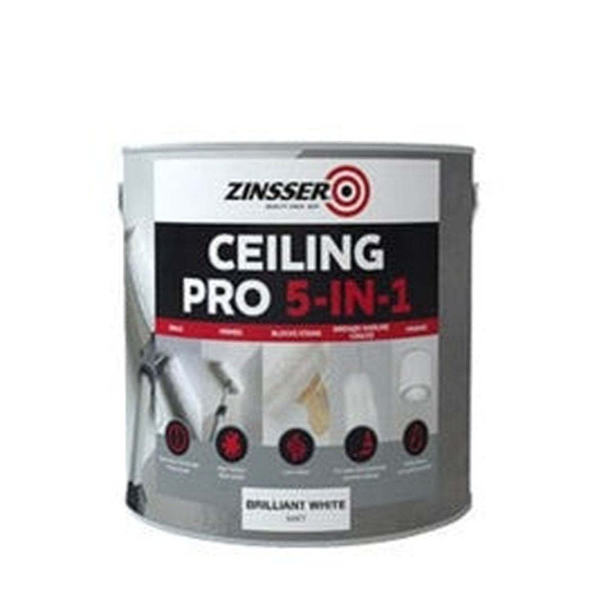 Zinsser Ceiling Pro 5 in 1 Sealer and Stain Killer 2.5L