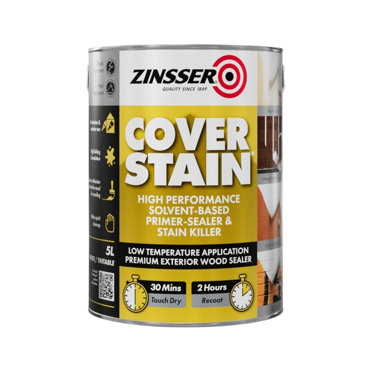 Zinsser Cover Stain oil based sealer 5L tin