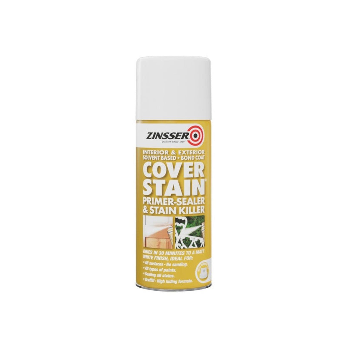 Zinsser Cover Stain oil-based stain killer 390ml