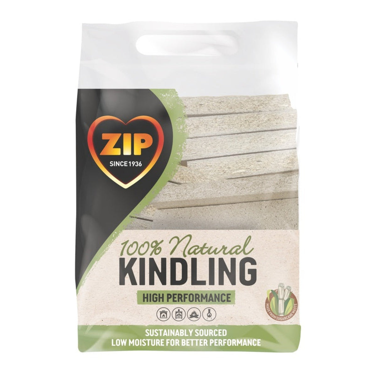 Zip natural kindling 2.5kg bag