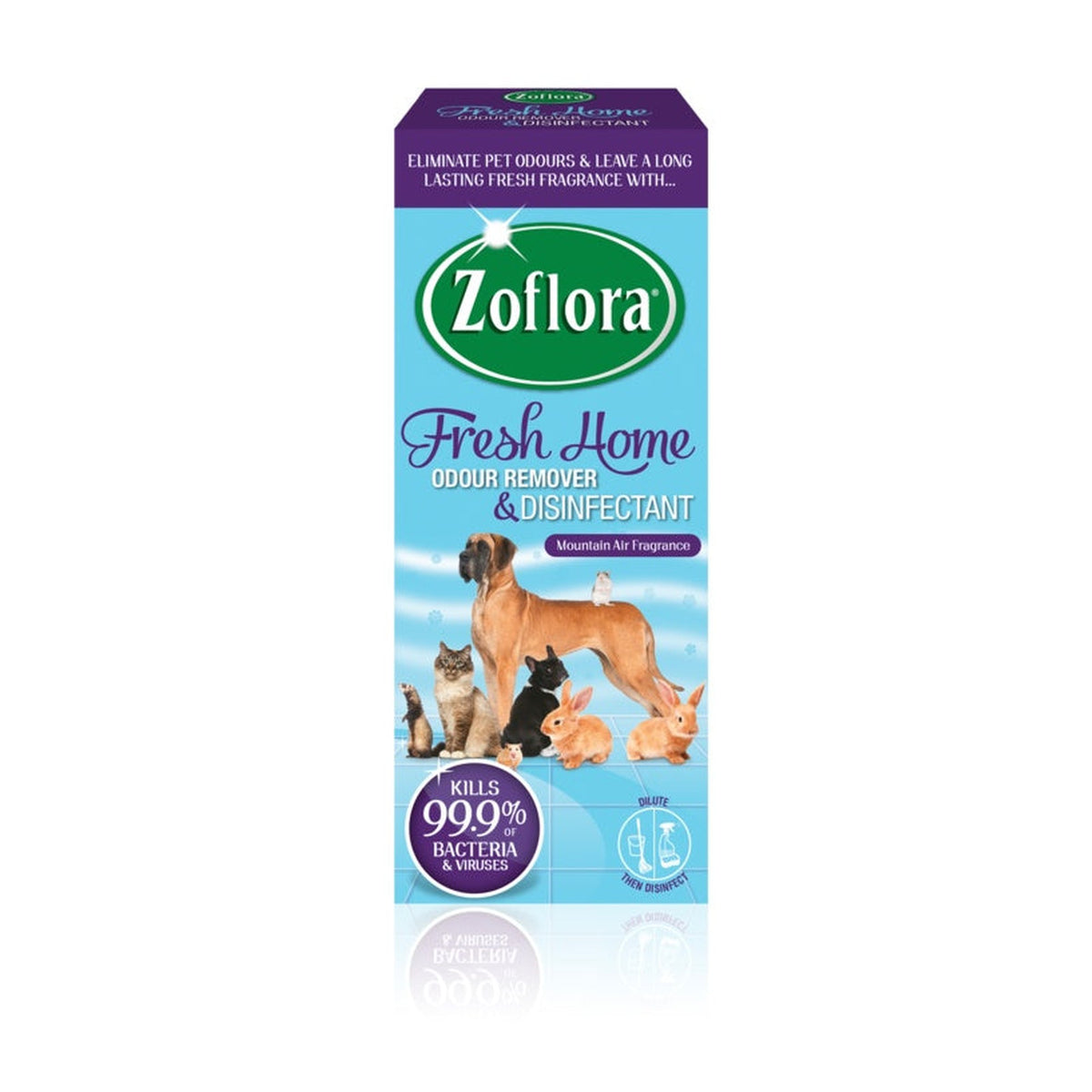 Zoflora Disinfectant 500ml bottle in Fresh Home Mountain Air