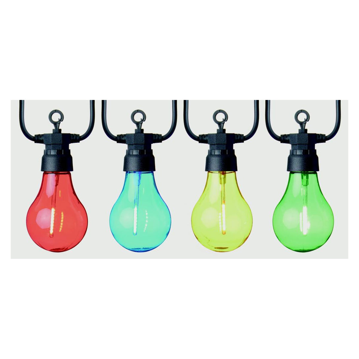 10 Connectable LED Lights - Multi Coloured