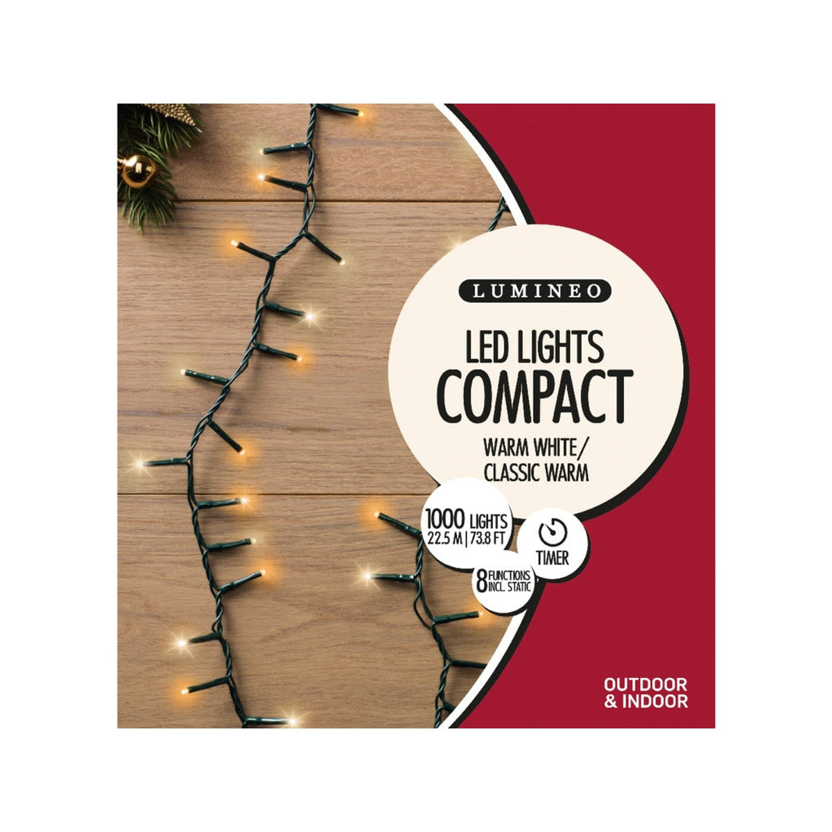 1000 LED Compact Lights - Warm White/Classic Warm