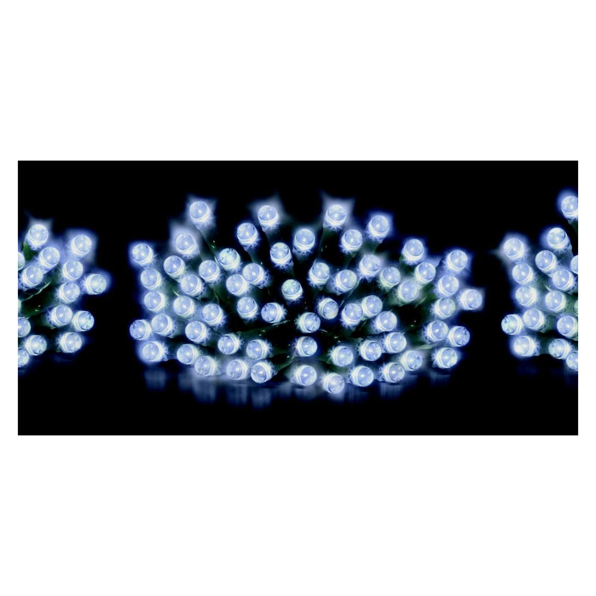 1000 LED Multi Action Supabrights With Timer - White/Green