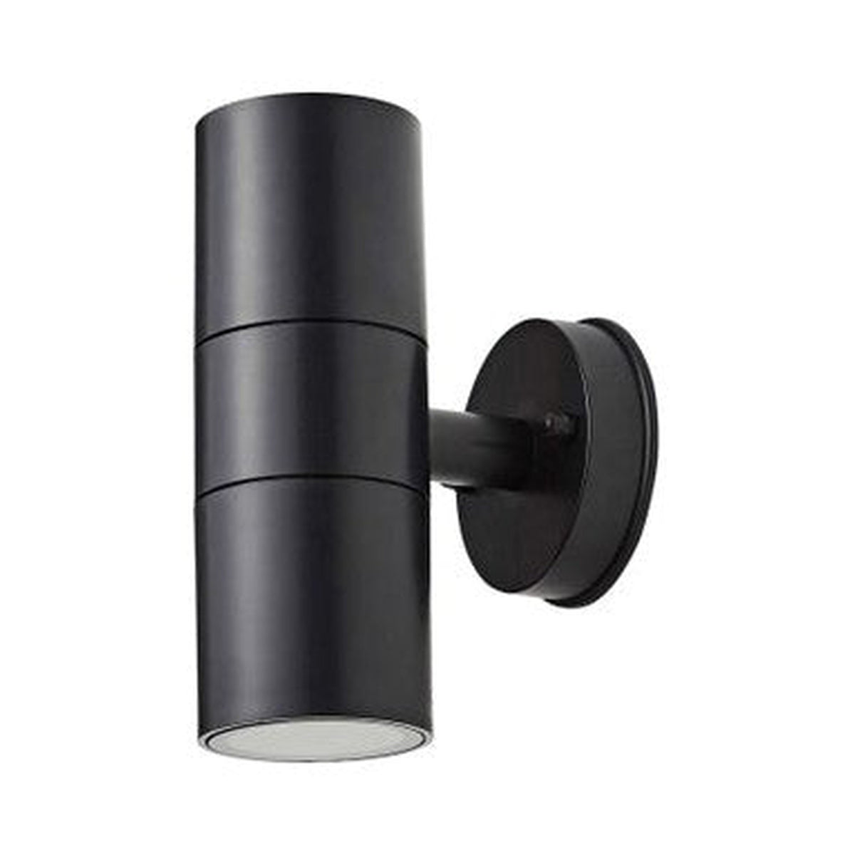 Coast Neso Twin GU10 Up and Down Wall Light Black IP44