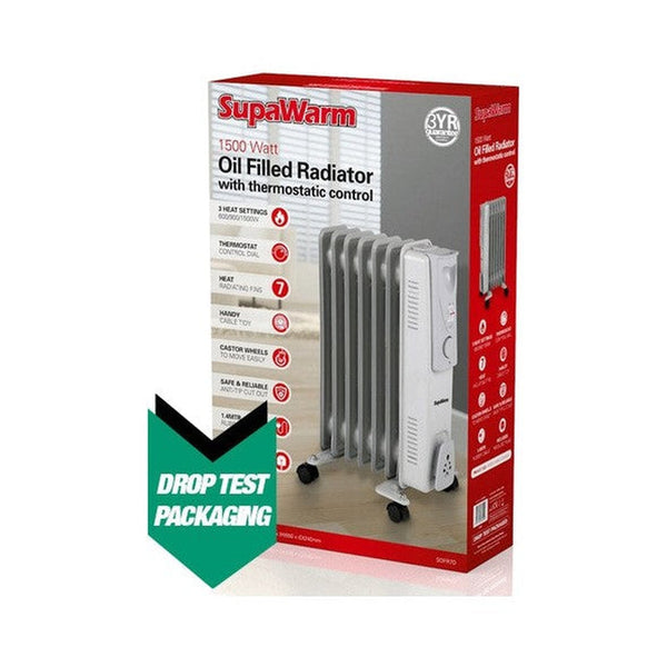 Manor 7 Fin Oil Filled Radiator 1500W
