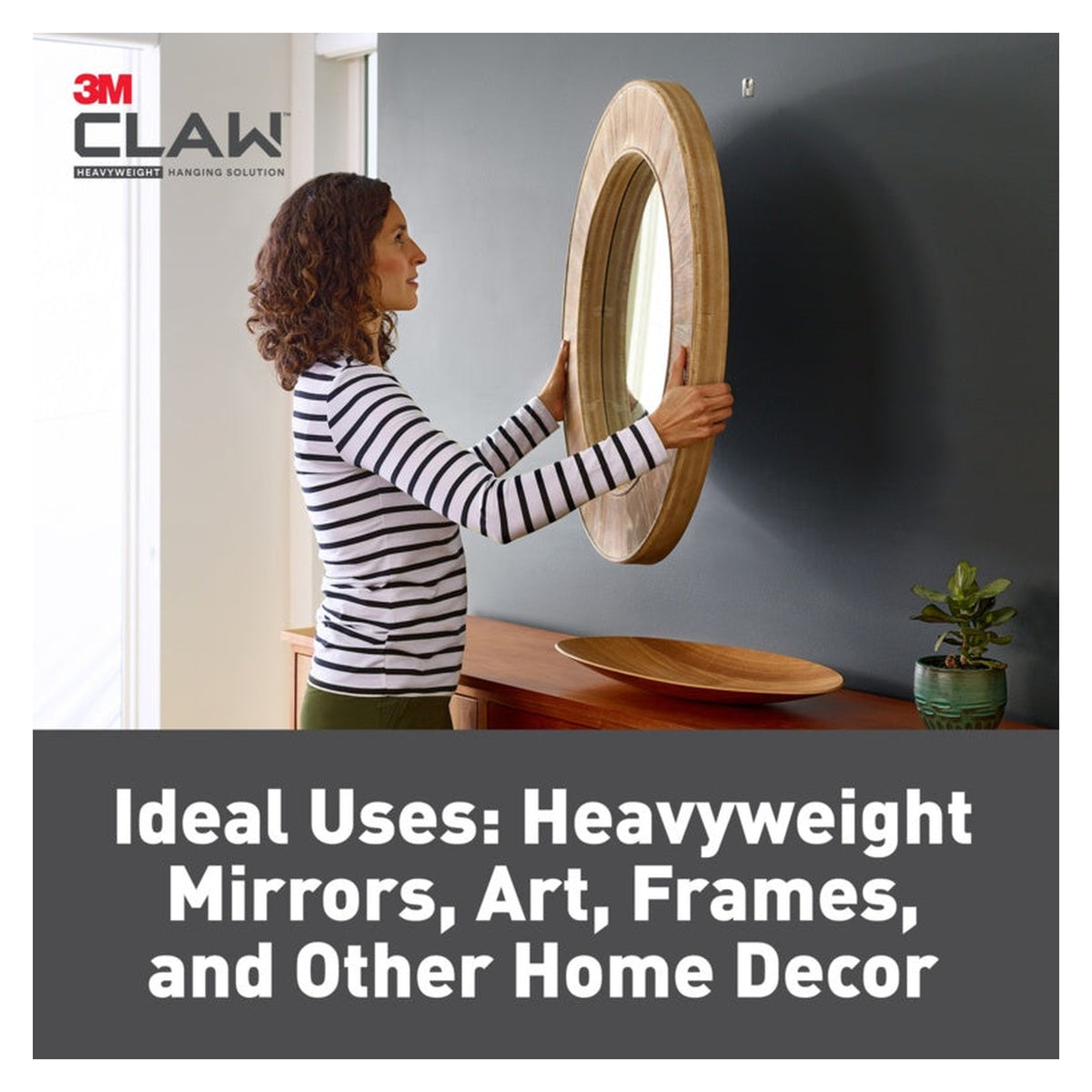Pack of 2 3M Claw drywall picture hangers 20kg, view 4