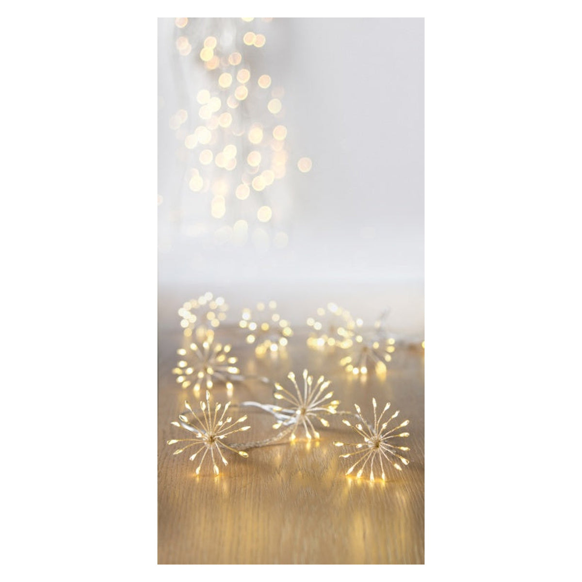 400 LED Multi Action Starburst Stringlights - Warm White, view 2