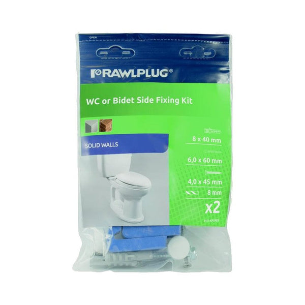 Rawlplug WC or Bidet Side Fixing Kit