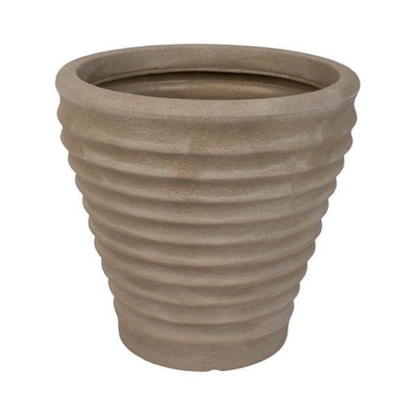 Strata Moroccan Planter, Stone, 58cm