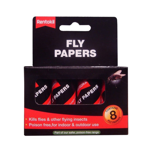 Rentokil Traditional Flypapers, Pack of 8