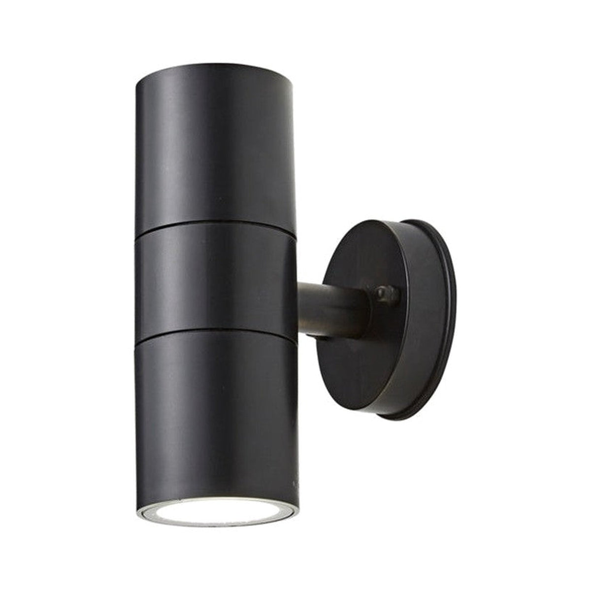 Coast Neso Twin GU10 Up and Down Wall Light Black IP44