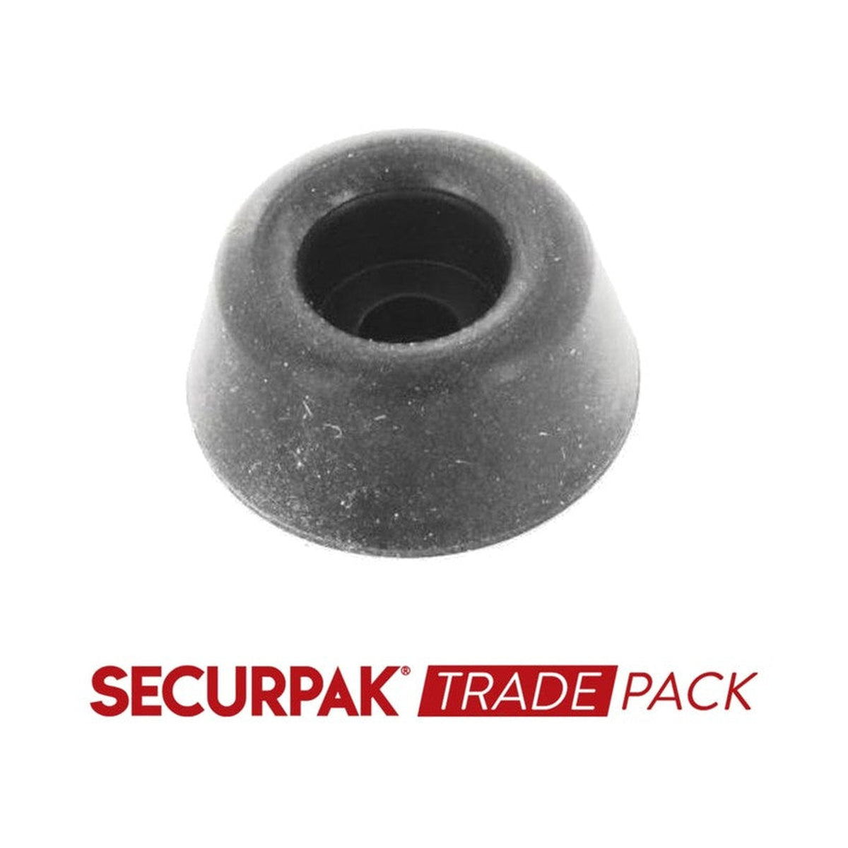 Securpak Seat Buffers, Black, 19mm, Pack of 50