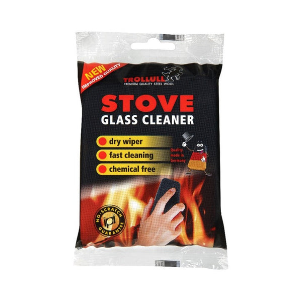 Trollull Stove Glass Cleaning Pads - Pack of 2