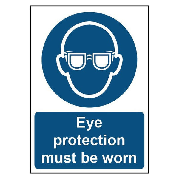 Smiths Architectural 'Eye Protection Must Be Worn' Sign