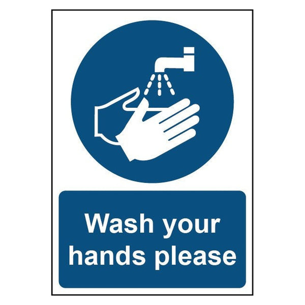 Securit 'Wash Your Hands Please' Sign