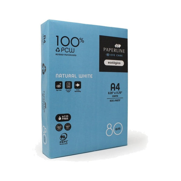 Paperline A4 Recycled Copier Paper - 80gsm, 500 Sheets