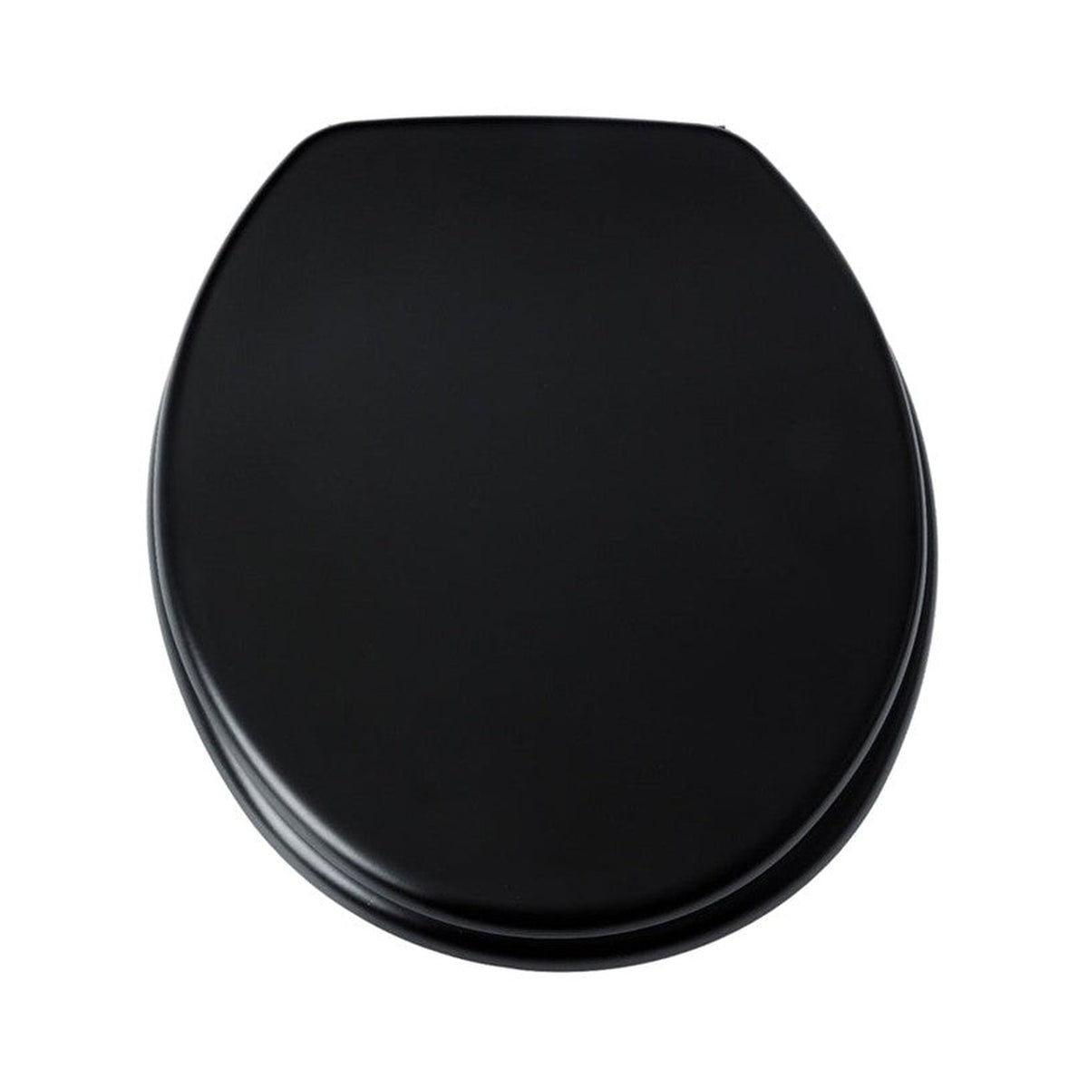 Blue Canyon Hampton Black Wood Effect MDF Toilet Seat