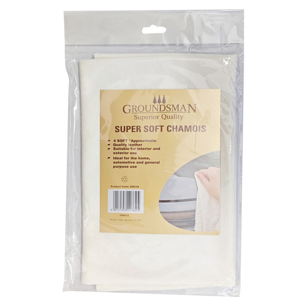 Groundsman Super Soft Leather Chamois - 4 sq ft