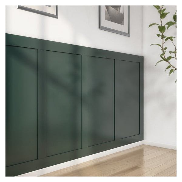 Cheshire Mouldings MDF Shaker Wall Panel Kit 4, 6 x 1.2m Strips, 97 x 9mm