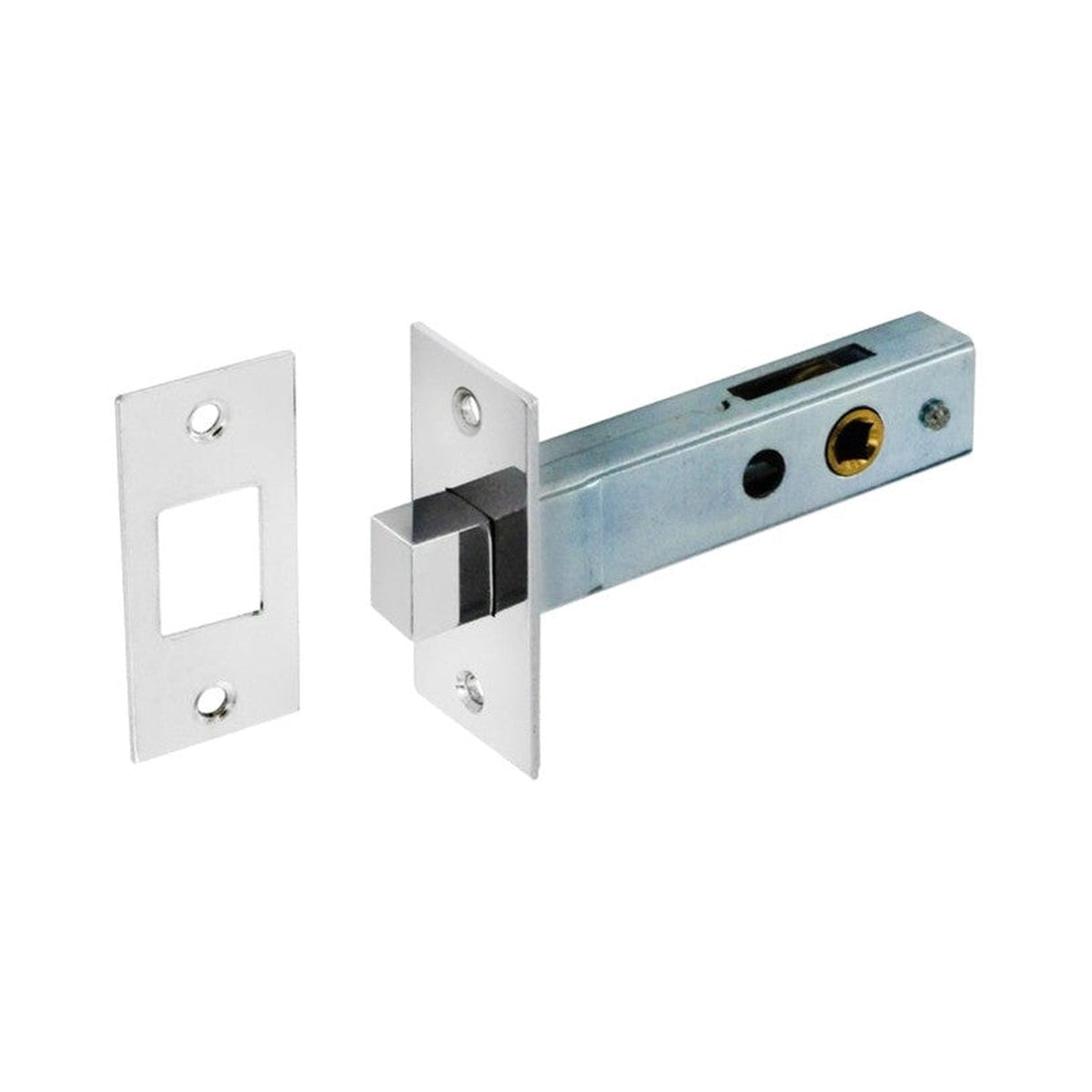 Securit Bathroom Deadbolt for 5mm Spindle, Nickel Plated, 75mm