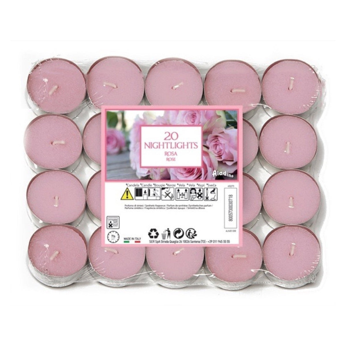 7 Hour Nightlights Pack 20 - Rose