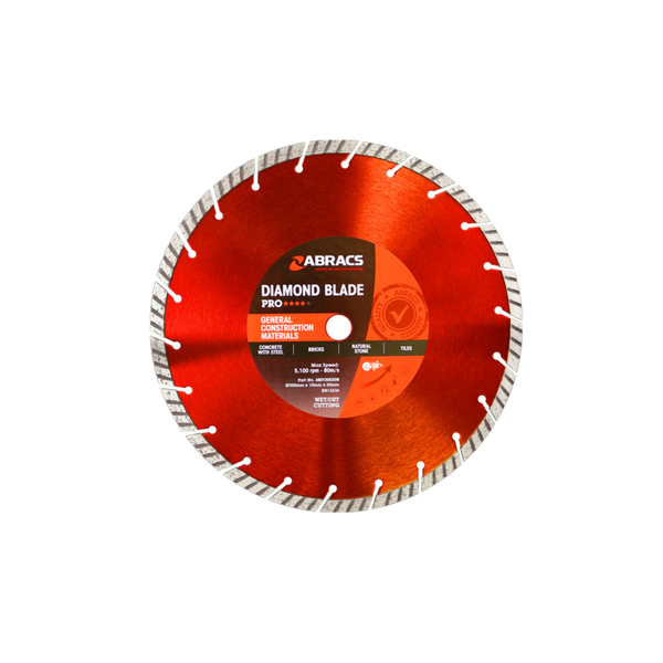 Abracs GMC-Pro 300mm diamond blade with turbo segments