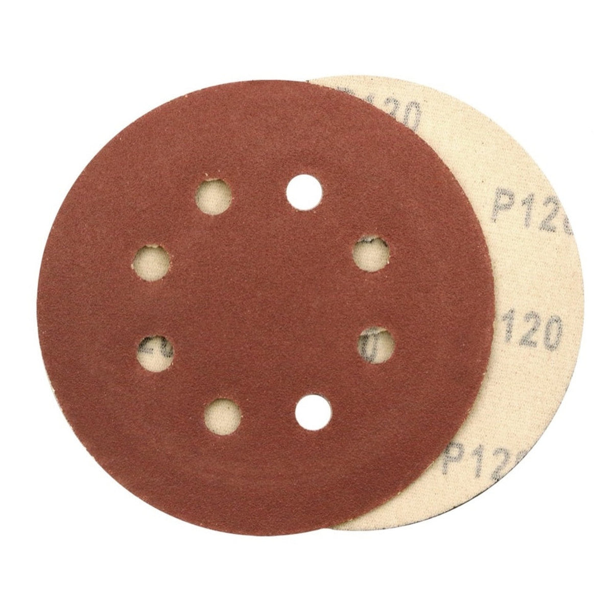 Abracs hook and loop 120 grit sanding discs pack of 10, view 2