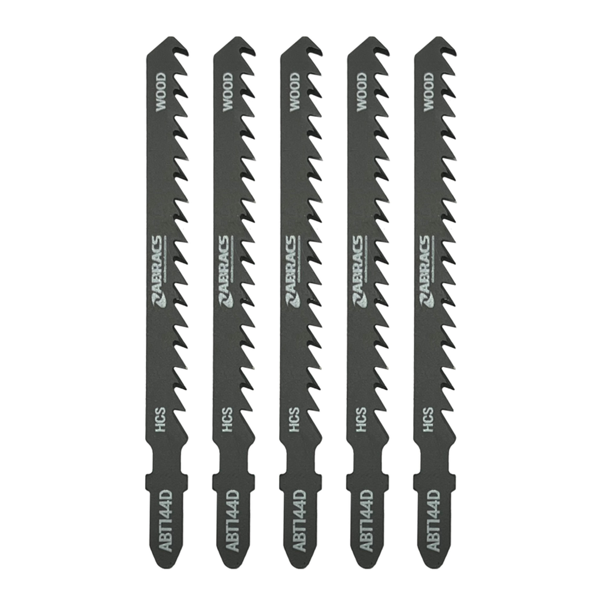 Abracs 100mm wood jigsaw blades, pack of 5, view 2
