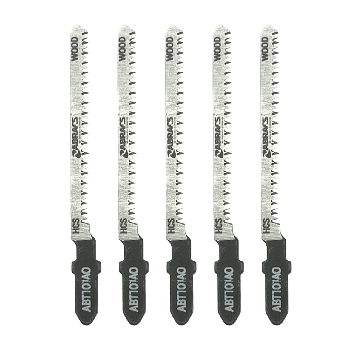 Abracs 77mm jigsaw blades for wood pack of 5, view 2