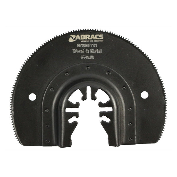 Abracs 87mm standard cut multi tool blade for wood and metal
