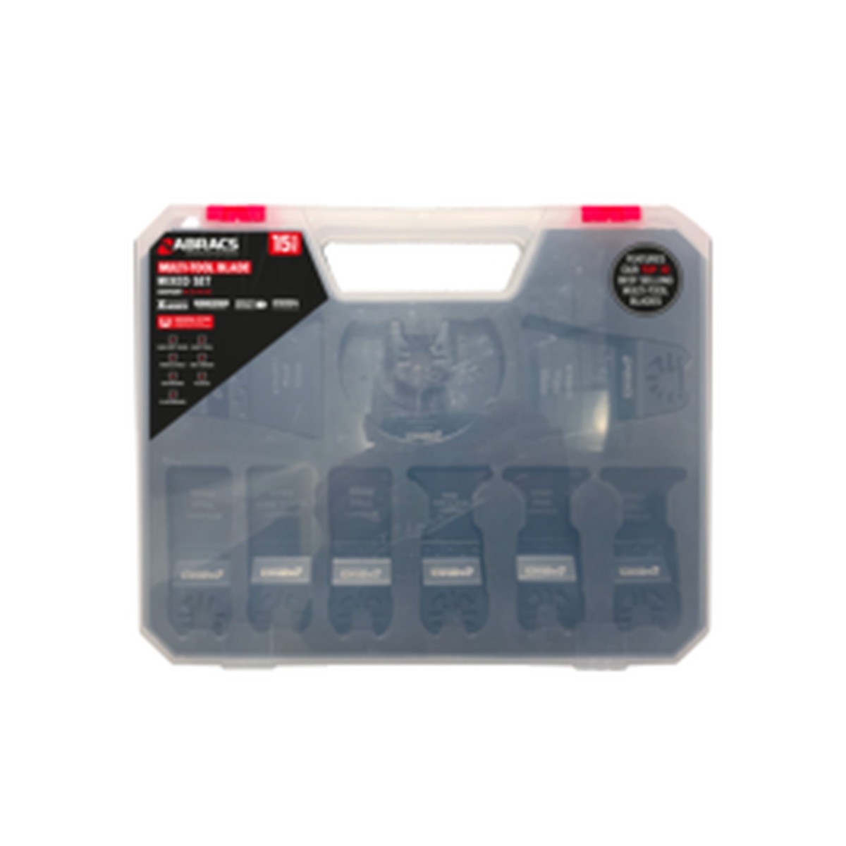 Abracs 15 piece mixed multi tool blade set, view 2