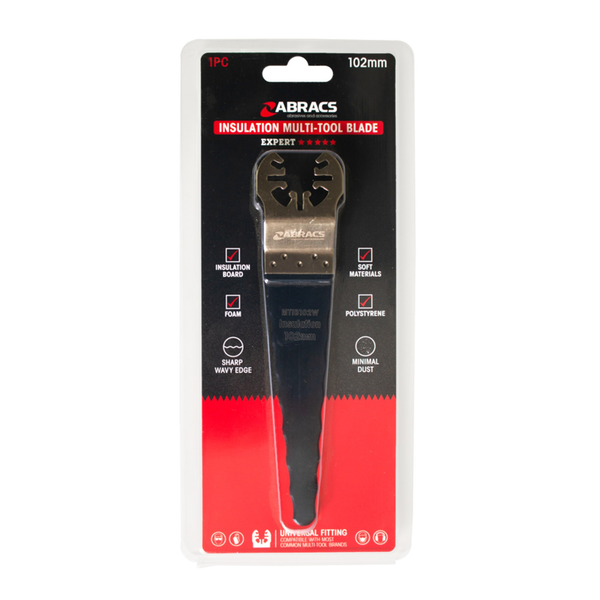 Abracs 102mm wavy edge multi-tool insulation blade