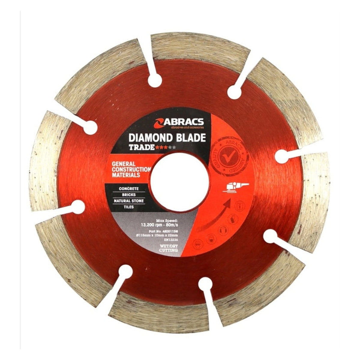 Abracs Trade 115mm diamond blade