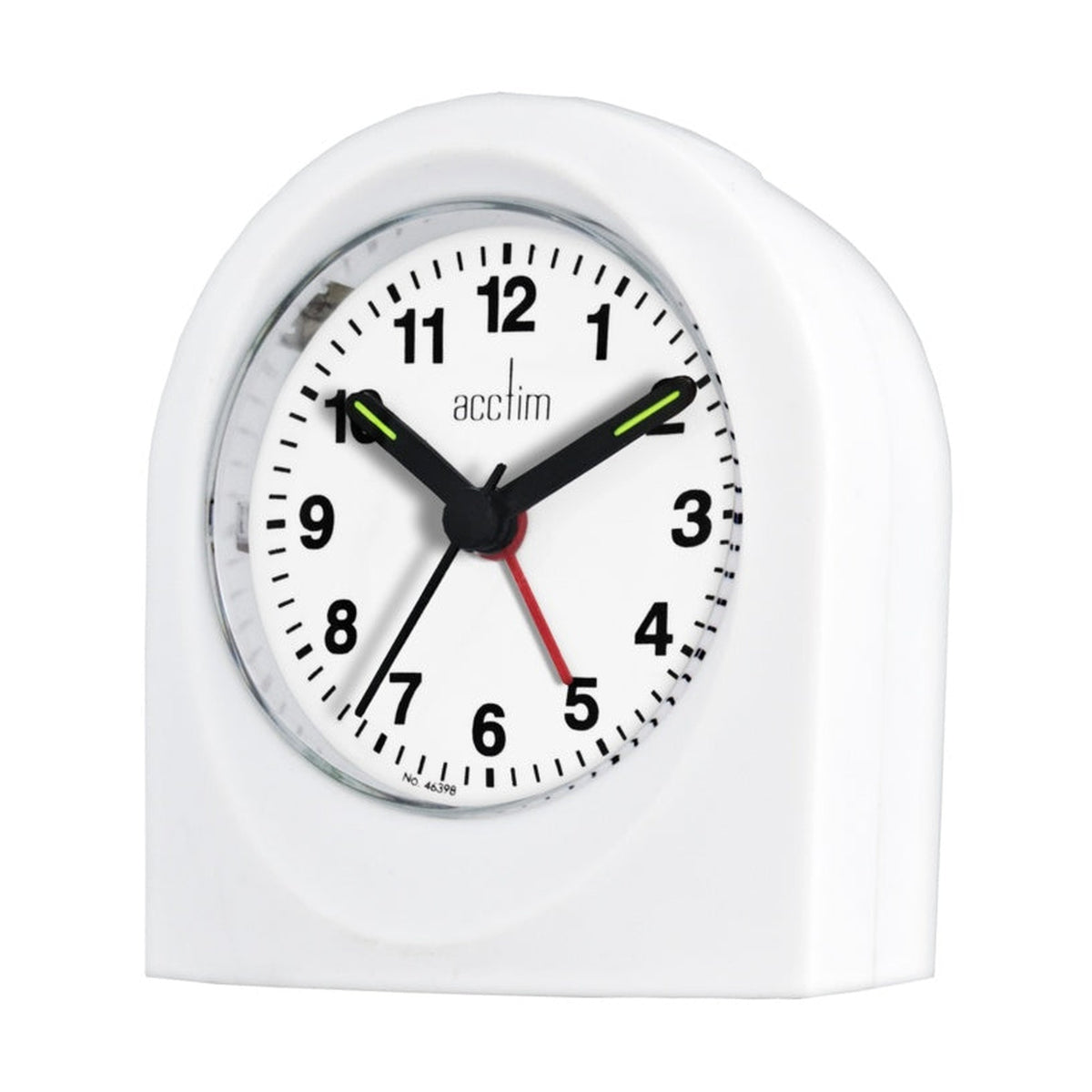 Acctim Palma white beep alarm clock