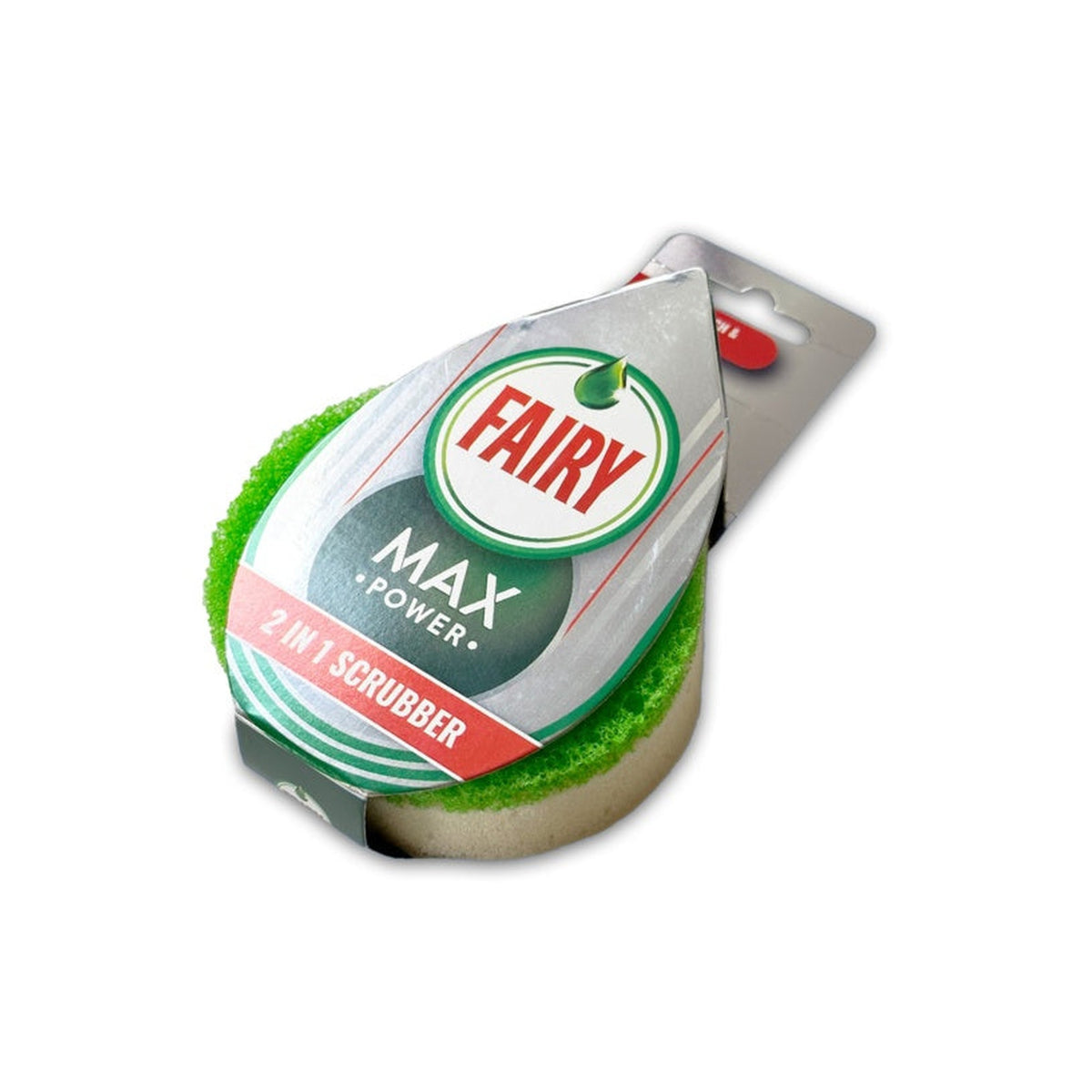 Addis Fairy 2 in 1 scrubber sponge with non-scratch scourer