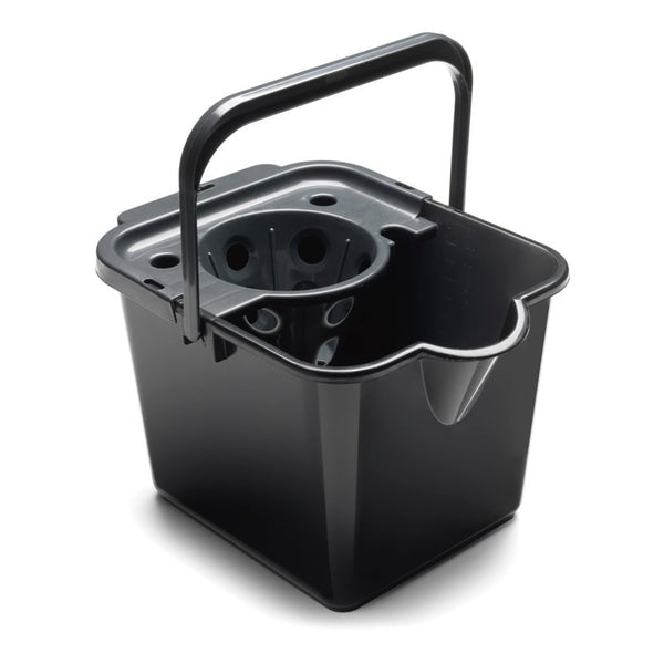 Addis black mop bucket with detachable wringer