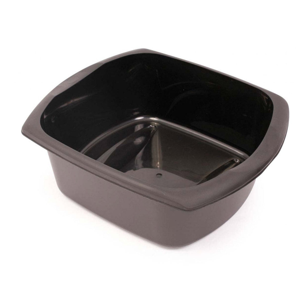Addis rectangular washing up bowl in soft black