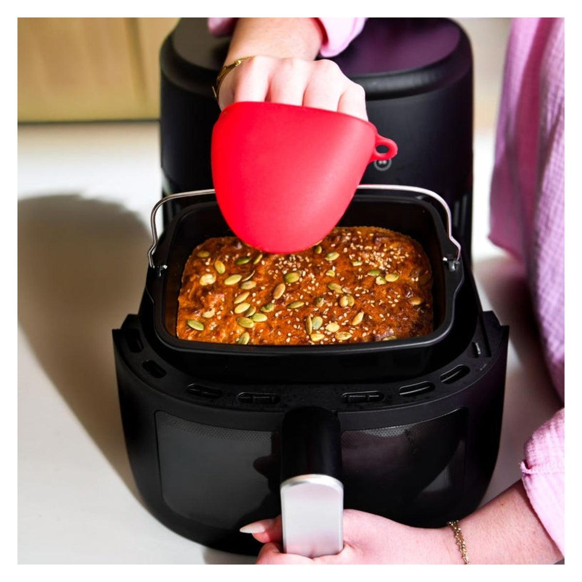 Air Fryer Metal Rectangular Roaster, view 2