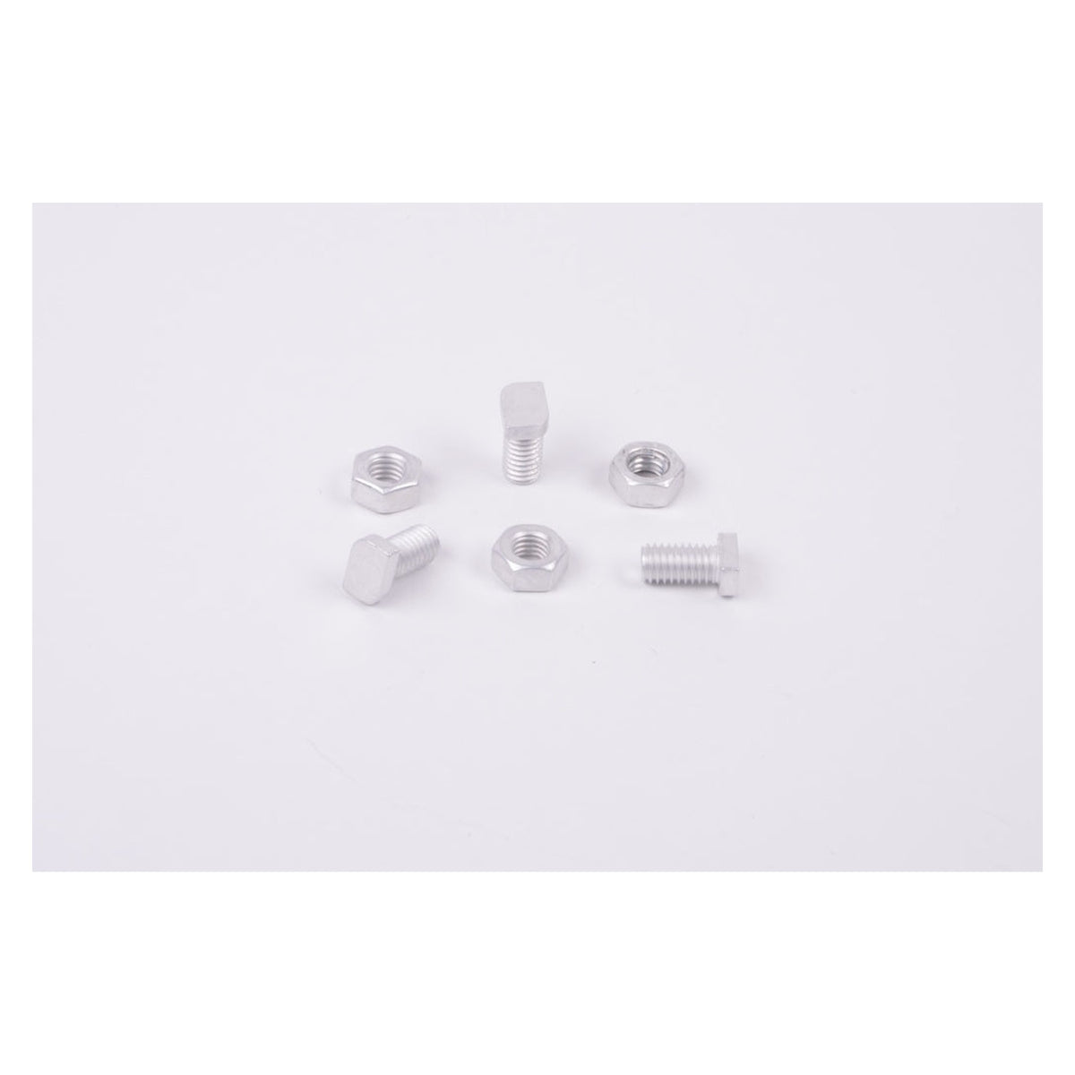 ALM aluminium cropped head bolts and nuts for greenhouses, pack of 20