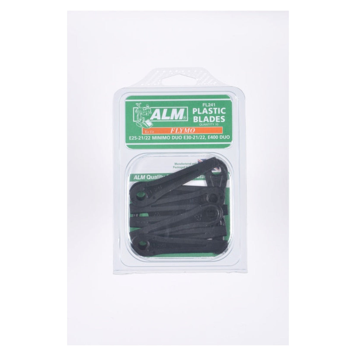 ALM plastic mower blades pack of 10 for Flymo