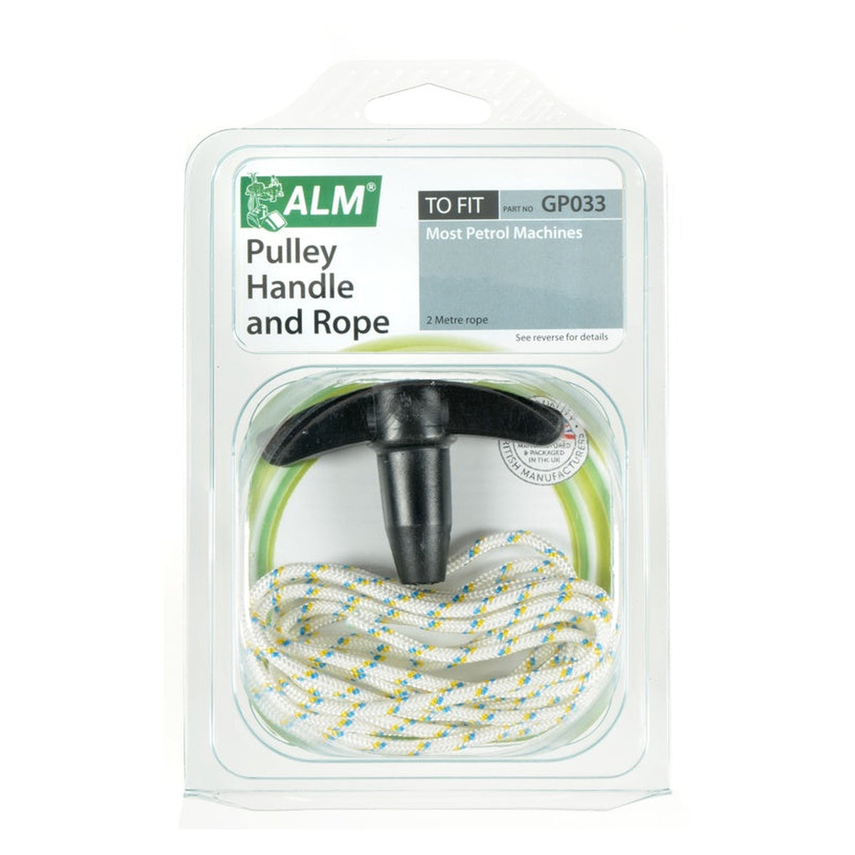 ALM starter handle and 2m rope