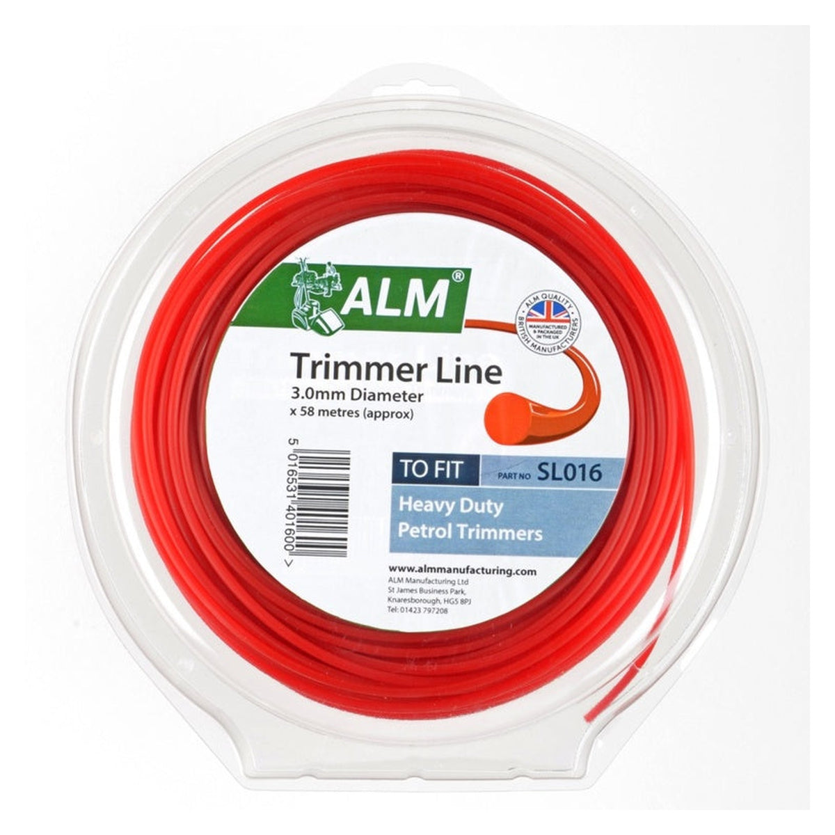 ALM red 3mm trimmer line reel