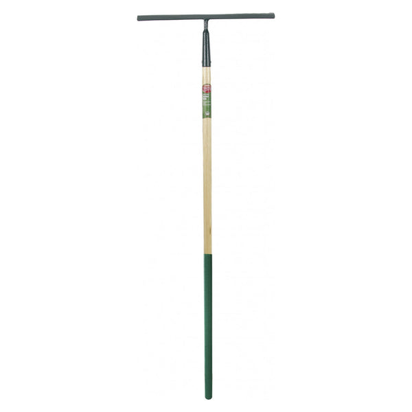 Ambassador carbon steel garden rake with wooden handle