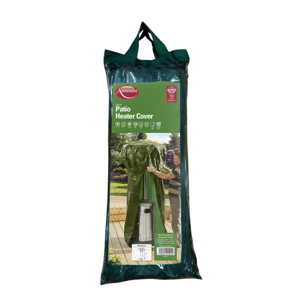 Ambassador green patio heater cover 124 x 210cm