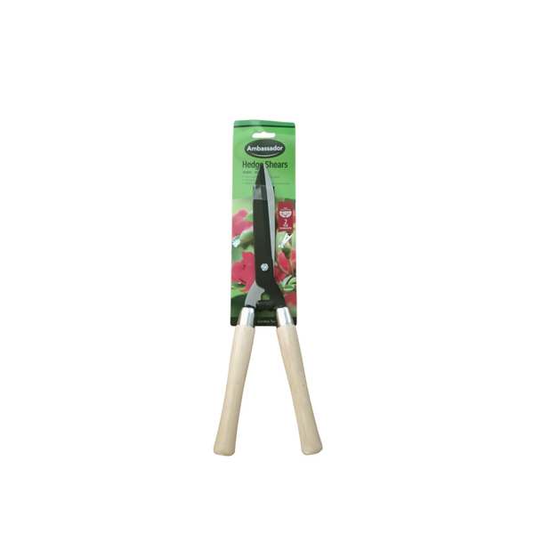 Ambassador wooden handle hedge shear